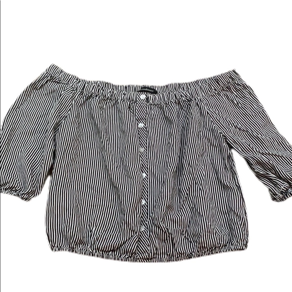 Striped crop top